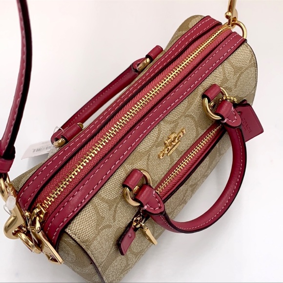 Coach C9947 Mini Rowan Crossbody
In Signature Canvas In Gold/Light
Khaki Rouge - Picture 10 of 16
